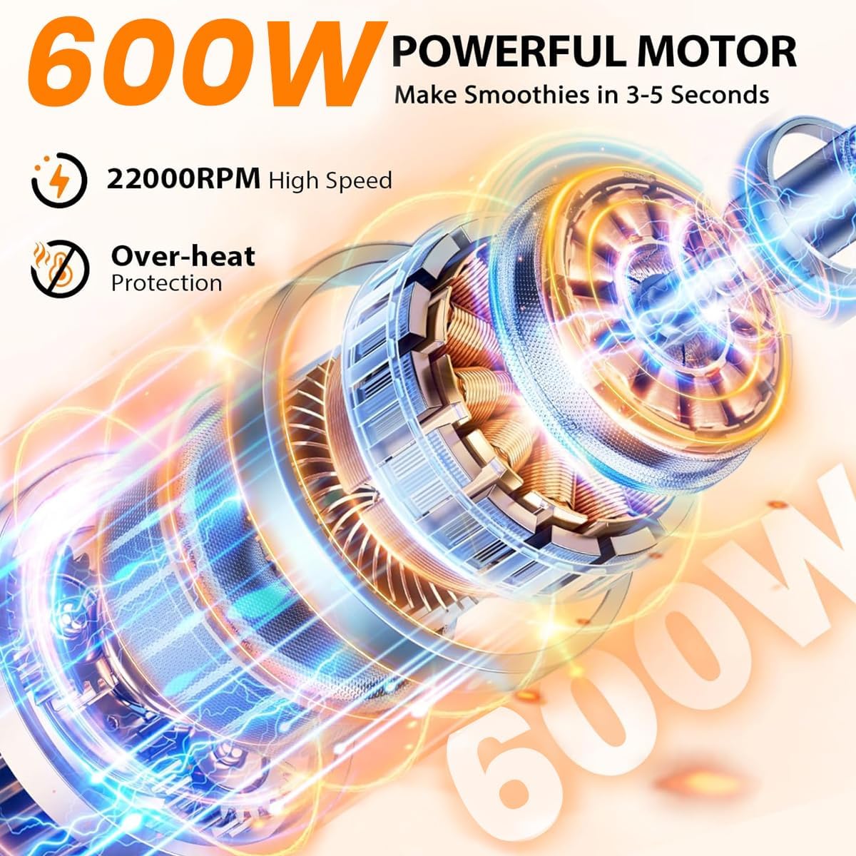 INALSA Mixer Grinder|3 Jar & 600 W Copper Motor| Blenders for Smoothies and Juices| Smoothie Maker Blender|Nutri Blender | 2 Blades |2Yr Warranty,Jazz 600-3 Jar INALSA Mixer Grinder|3 Jar & 600 W Copper Motor| Blenders for Smoothies and Juices| Smoothie Maker Blender|Nutri Blender | 2 Blades |2Yr Warranty,Jazz 600-3 Jar