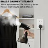 INALSA Steamer for Ironing Clothes - 1600W Handheld Garment Steamer - 25g/min High Steam, Fast Heat-Up time, 340 ml Tank, Vertical & Horizontal Steam Iron for Clothes, Garment Steamer (Cosicosy) INALSA Steamer for Ironing Clothes - 1600W Handheld Garment Steamer - 25g/min High Steam, Fast Heat-Up time, 340 ml Tank, Vertical & Horizontal Steam Iron for Clothes, Garment Steamer (Cosicosy)