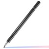 INEFABLE Tablet Stylus Pen 2 in 1 for All Touch Screens Devices | Fine Point Tip | High Sensitivity & Precision Capacitive Pen with Compatible for iOS, Android, and Windows - Pack of 1 (Black)