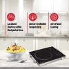 Kenstar 2000 W Induction Cooktop Touch Panel  (Black, Silver, INFRA STOV)