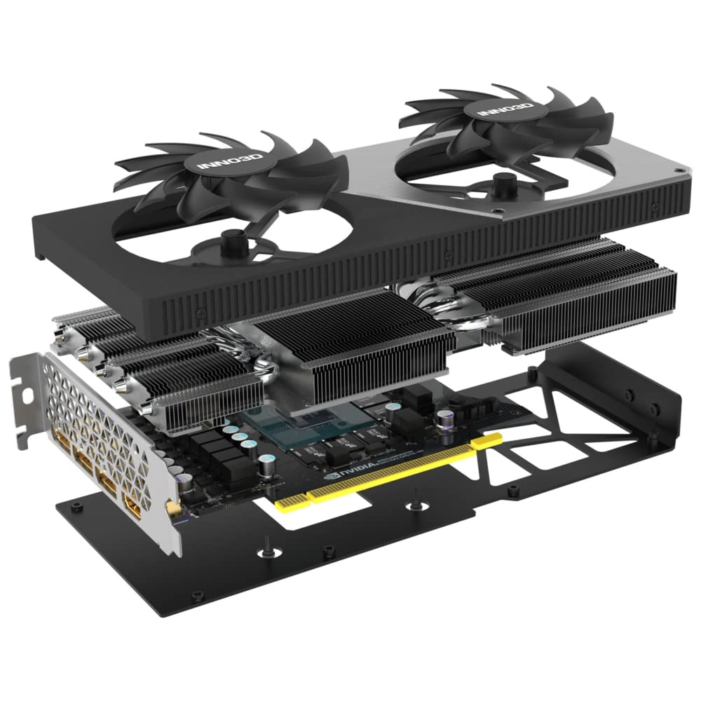 INNO3D Geforce RTX 4070 Twin X2 12Gb Gddr6X 192-Bit Gaming Graphic Card-N40702-126X-185252N,pci_e_x16
