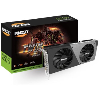 INNO3D Geforce RTX 4070 Twin X2 12Gb Gddr6X 192-Bit Gaming Graphic Card-N40702-126X-185252N,pci_e_x16