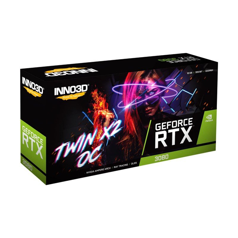 INNO3D NVIDIA GEFORCE RTX 3060 Ti Twin X2 OC LHR 8 GB GDDR6 256-bit PCI-E 4.0 X16 Gaming Graphics Card - N306T2-08D6X-119032DH, pci_e_x4 INNO3D NVIDIA GEFORCE RTX 3060 Ti Twin X2 OC LHR 8 GB GDDR6 256-bit PCI-E 4.0 X16 Gaming Graphics Card - N306T2-08D6X-119032DH, pci_e_x4