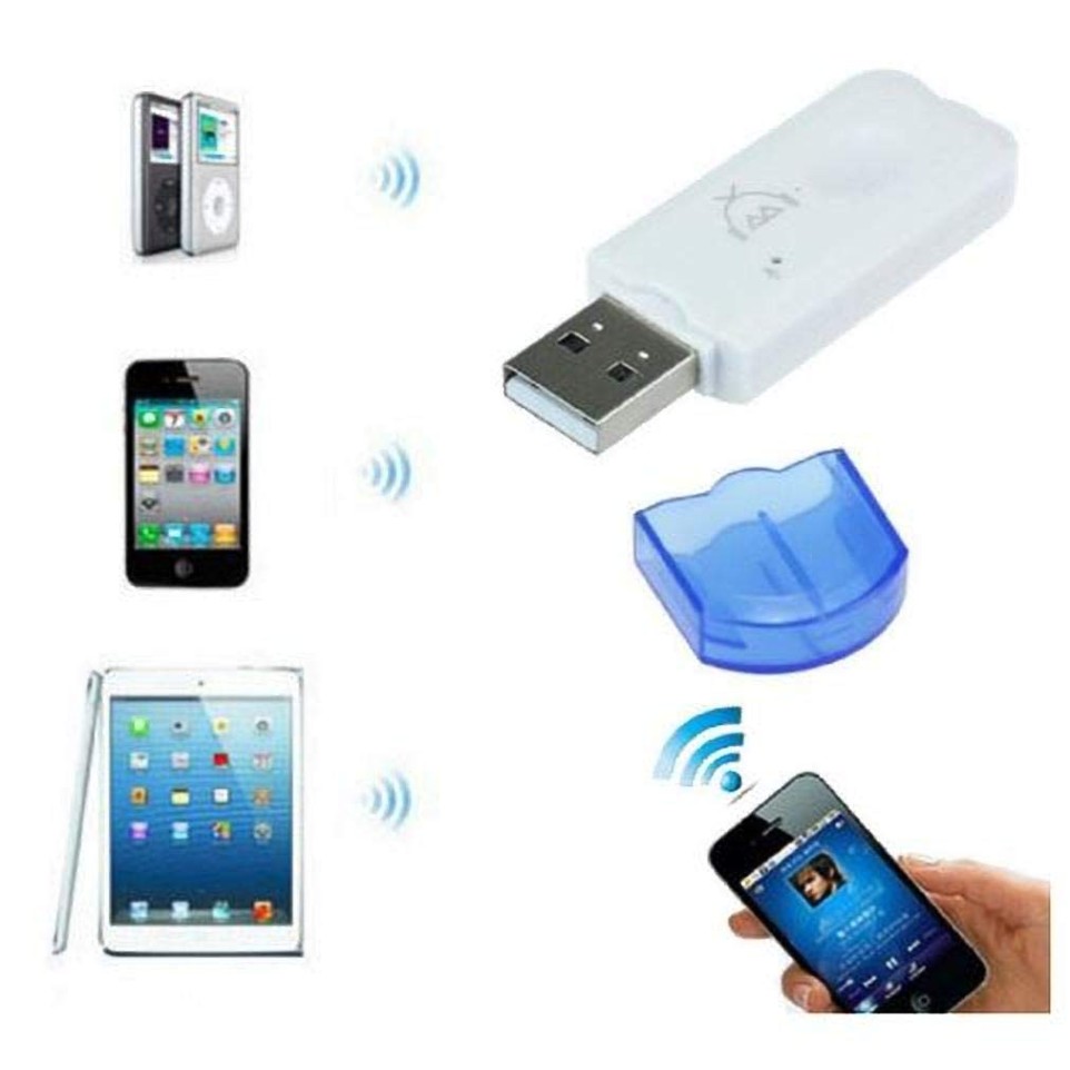 IONIX Bluetooth USB Audio Receiver Wireless Music Adapter Car Wireless Handsfree Dongle Kit for Speaker, USB Bluetooth Audio Receiver