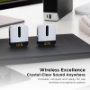 IZI X Dual Channel Wireless Microphone, 360° Omnidirectional, 120M Range, 16Hr Playback, Active Noise Cancellation, Fast Charging, DSLR & Android/iOS Compatible, Ideal for Vlogging IZI X Dual Channel Wireless Microphone, 360° Omnidirectional, 120M Range, 16Hr Playback, Active Noise Cancellation, Fast Charging, DSLR & Android/iOS Compatible, Ideal for Vlogging