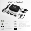 IZI X Dual Channel Wireless Microphone, 360° Omnidirectional, 120M Range, 16Hr Playback, Active Noise Cancellation, Fast Charging, DSLR & Android/iOS Compatible, Ideal for Vlogging IZI X Dual Channel Wireless Microphone, 360° Omnidirectional, 120M Range, 16Hr Playback, Active Noise Cancellation, Fast Charging, DSLR & Android/iOS Compatible, Ideal for Vlogging