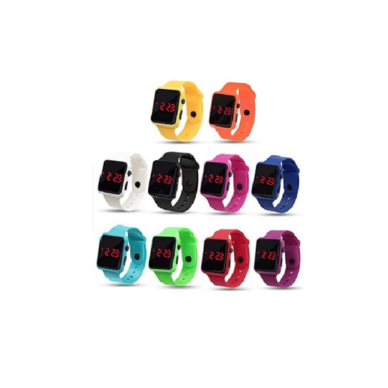 Led Square watch for boys and girls Digital Watch Pink
