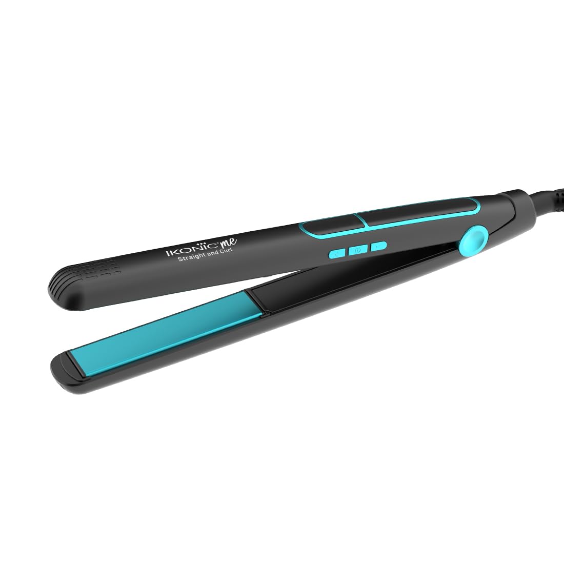 Ikonic 2 in 1 Staright n Curl Wide Hair Straightener (Slim - Black & Teal) Ikonic 2 in 1 Staright n Curl Wide Hair Straightener (Slim - Black & Teal)