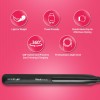 Ikonic Black Beauty Hair Straightener For Women, Ceramic Coated Floating Plates Handle Lock Feature Instant Heat Up Techonoly, Super Slim and Light Weight, Travel Friendly Sutiable for All Hair Types