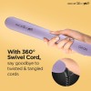 Ikonic Glide Hair Straightener | Ceramic Coated Floating Plates | Quick Heat Up | Switch Light Indicator |Compact Design | Travel Friendly | for All Hair Types, Lilac Ikonic Glide Hair Straightener | Ceramic Coated Floating Plates | Quick Heat Up | Switch Light Indicator |Compact Design | Travel Friendly | for All Hair Types, Lilac