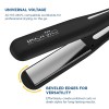 Ikonic Pro Titanium Shine 3.0 Hair Straightener Black with Advanced Professional Dual Titanium Floating Plates, Auto Shut off function, Instant Heat up, Universal Voltage Ikonic Pro Titanium Shine 3.0 Hair Straightener Black with Advanced Professional Dual Titanium Floating Plates, Auto Shut off function, Instant Heat up, Universal Voltage