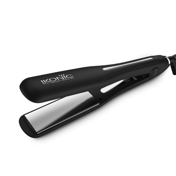 Ikonic Pro Titanium Shine 3.0 Hair Straightener Black with Advanced Professional Dual Titanium Floating Plates, Auto Shut off function, Instant Heat up, Universal Voltage Ikonic Pro Titanium Shine 3.0 Hair Straightener Black with Advanced Professional Dual Titanium Floating Plates, Auto Shut off function, Instant Heat up, Universal Voltage