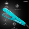 Ikonic Professional Vibe+ Hair Straightener-Teal| Straightener with AI Technology| Wider Ceramic Floating Plates| Ionic Technology|Instant Heat Up & Easy to Use