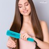 Ikonic Professional Vibe+ Hair Straightener-Teal| Straightener with AI Technology| Wider Ceramic Floating Plates| Ionic Technology|Instant Heat Up & Easy to Use