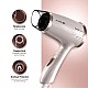 Ikonic Travel Express Foldable Hair Dryer Adustable Two Speed Setting Fast Drying 1400W, Compact Design Travel Friendly, All Hair Type, For Men & Women