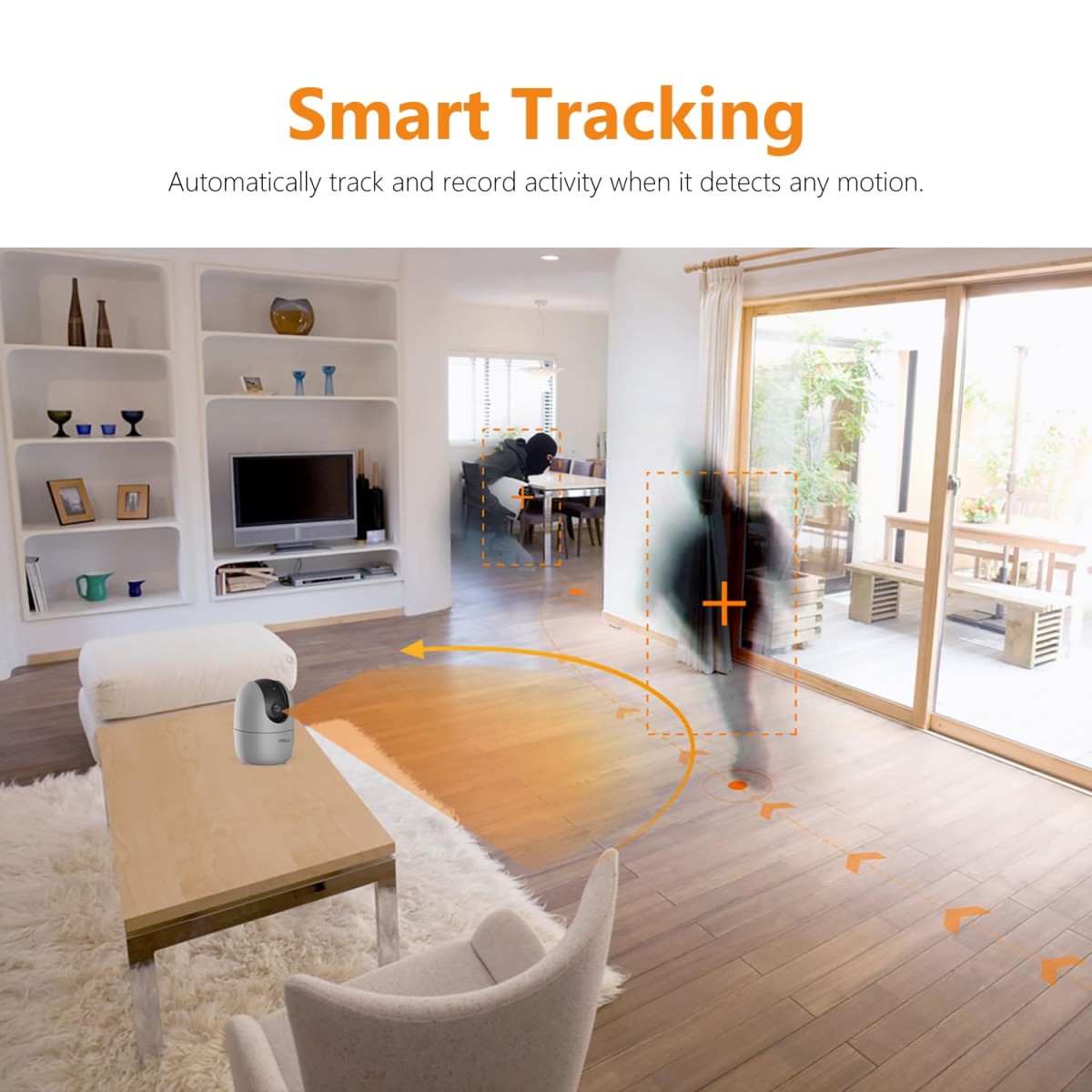 Imou 3MP CCTV Camera for Home Outdoor, 360° Security WiFi Camera, Full Color Night Vision 30M, Human Detection, 2-Way Talk, Siren Alarm, Compatible with Alexa, Supports 512GB SD Card, IP66, DK7