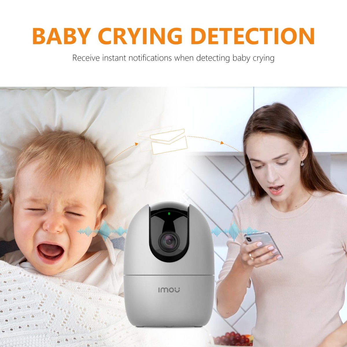 Imou 3MP CCTV Camera for Home Outdoor, 360° Security WiFi Camera, Full Color Night Vision 30M, Human Detection, 2-Way Talk, Siren Alarm, Compatible with Alexa, Supports 512GB SD Card, IP66, DK7