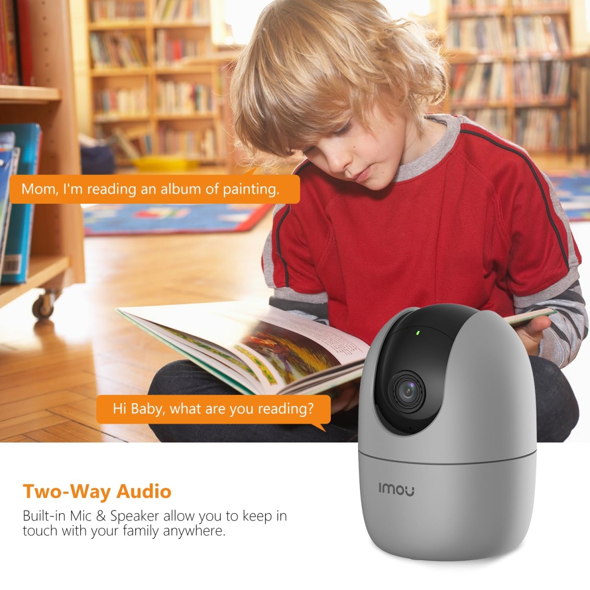 Imou 3MP CCTV Camera for Home Outdoor, 360° Security WiFi Camera, Full Color Night Vision 30M, Human Detection, 2-Way Talk, Siren Alarm, Compatible with Alexa, Supports 512GB SD Card, IP66, DK7