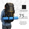Impulse rucksack bags 75 litres travel bag for men tourist bag for travel backpack for hiking trekking Bag for men camping thames blue bag with 1 Year Warranty
