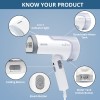 Inalsa Garment Steamer 1250 Watts Steam Iron For Clothes-Vertical & Horizontal roning|Compact & Foldable|Quick Heat Up To 22G/Min, Kills 99.9%*Bacteria|Steamer For Clothes(White/Grey)-Travel Pro