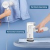Inalsa Garment Steamer 1250 Watts Steam Iron For Clothes-Vertical & Horizontal roning|Compact & Foldable|Quick Heat Up To 22G/Min, Kills 99.9%*Bacteria|Steamer For Clothes(White/Grey)-Travel Pro
