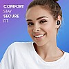 Infinity (JBL) Swing 320 by Harman 19 Hours of Playtime, , Bluetooth 5.0, Type C  Wireless in Ear Earbuds with Mic - Black