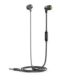 Infinity (JBL) Zip 100 Wired in Ear Earphones with Mic, Immersive Bass, One Button Multi-Function Remote  (Black)