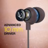 Infinity by Harman Zip 20 in-Ear Deep Bass Headphones with Mic Black