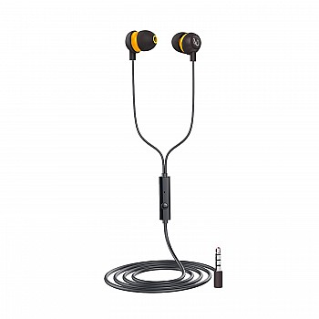 Infinity by Harman Zip 20 in-Ear Deep Bass Headphones with Mic Black