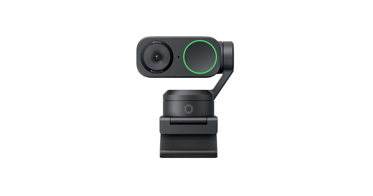 Insta360 Link 2 - PTZ 4K Webcam for PC/Mac, 1/2