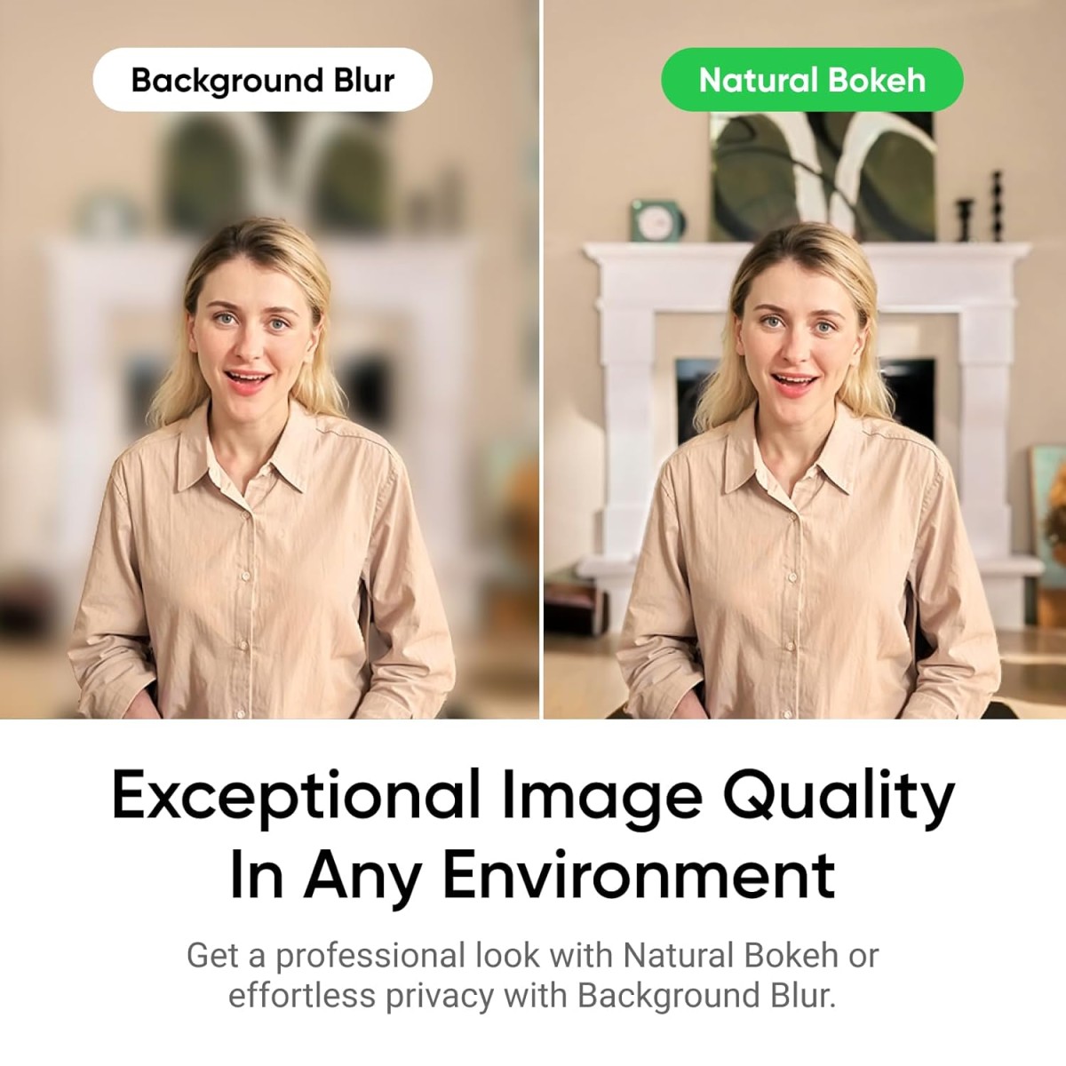 Insta360 Link 2 - PTZ 4K Webcam for PC/Mac, 1/2" Sensor, AI Tracking, HDR, AI Noise-Canceling Mic, Gesture Control for Streaming, Video Calls, Gaming, Works with Zoom, Teams, Twitch & More