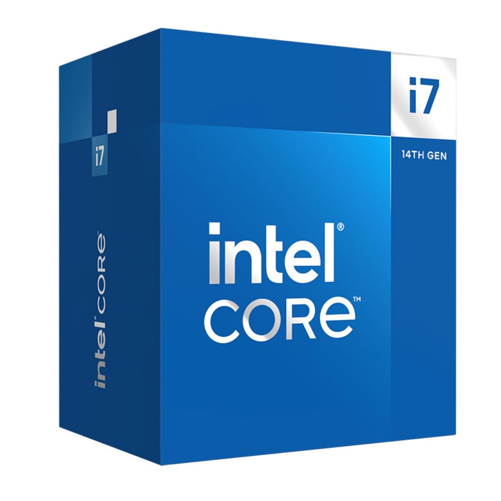 Intel Core i7-14700 Desktop Processor 20 cores (8 P-cores + 12 E-cores) up to 5.4 GHz Intel Core i7-14700 Desktop Processor 20 cores (8 P-cores + 12 E-cores) up to 5.4 GHz