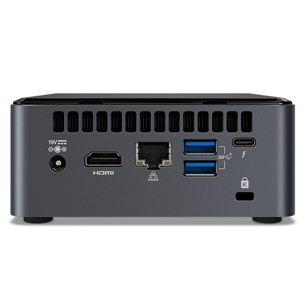 Intel Mini PC BOXNUC10I5FNH - Core i5-10210U, i5 10th Gen, 8 GB Ram, 512 GB SSD Windows 11 Mini PC (Black)