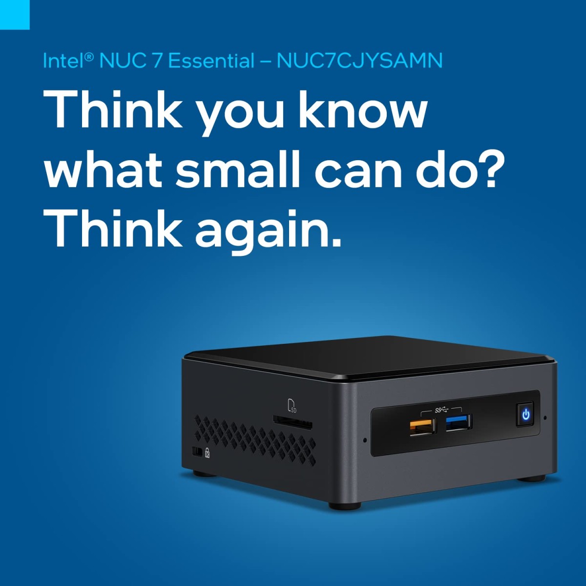 Intel Nuc 7 Essential Mini Pc-Boxnuc7Cjysamn with Windows 11 Celeron 4005,4Gb Ddr4 Ram /64Gb Emmc,Intel,Black Intel Nuc 7 Essential Mini Pc-Boxnuc7Cjysamn with Windows 11 Celeron 4005,4Gb Ddr4 Ram /64Gb Emmc,Intel,Black