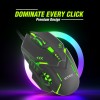 Intex Nova Gaming Wired Mouse 4 DPI Shift with Max 3200 DPI RGB Light 1 Million Button & Smooth Scrolling 1.4m Plug & Play Cable