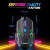 Intex Nova Gaming Wired Mouse 4 DPI Shift with Max 3200 DPI RGB Light 1 Million Button & Smooth Scrolling 1.4m Plug & Play Cable