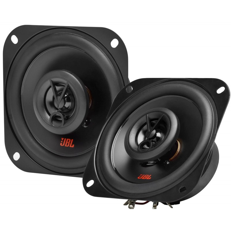 JBL A302Hi 6 1/2"(16.5Cm) 300W Coaxial Speakers with Polypeopylene Woofers Cones and Pei Balanced Dome Tweeters Ideal for Factory Speaker Upgrades. Frame Design Fits Most Factory Openings., Black