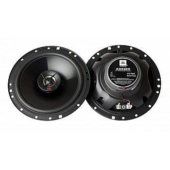 JBL A352Hi 6 1/2" (16.5Cm) 350W Coaxial Speakers with Polypeopylene Woofers Cones and Pei Balanced Dome Tweeters Ideal for Factory Speaker Upgrades. Frame Design Fits Most Factory Openings., Black