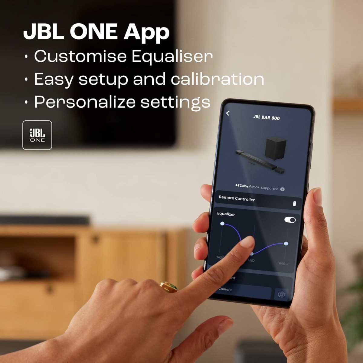 JBL Bar 800 Pro, 7.1 (5.1.2) Channel Truly Wireless Soundbar with True Dolby Atmos® 3D Surround Sound