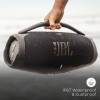 JBL Boombox 3 Wi-Fi, Wireless Portable Bluetooth Speaker, 24H Playtime, Deepest Bass, Built-in Powerbank, Wi-Fi with AirPlay, Alexa Multi-Room, Chromecast Built-in™, PartyBoost, IP67, App (Black) JBL Boombox 3 Wi-Fi, Wireless Portable Bluetooth Speaker, 24H Playtime, Deepest Bass, Built-in Powerbank, Wi-Fi with AirPlay, Alexa Multi-Room, Chromecast Built-in™, PartyBoost, IP67, App (Black)