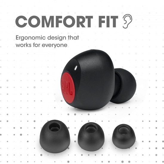 JBL C115 True Wireless Earbuds with Mic Red