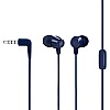 JBL C50HI Wired in Ear Headphones with Mic One Button Multi-Function Blue