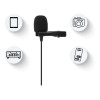 JBL Commercial CSLM20B Auxiliary Omnidirectional Lavalier Microphone with Battery for Content Creation,