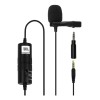JBL Commercial CSLM20B Auxiliary Omnidirectional Lavalier Microphone with Battery for Content Creation,