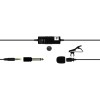 JBL Commercial CSLM20B Auxiliary Omnidirectional Lavalier Microphone with Battery for Content Creation,