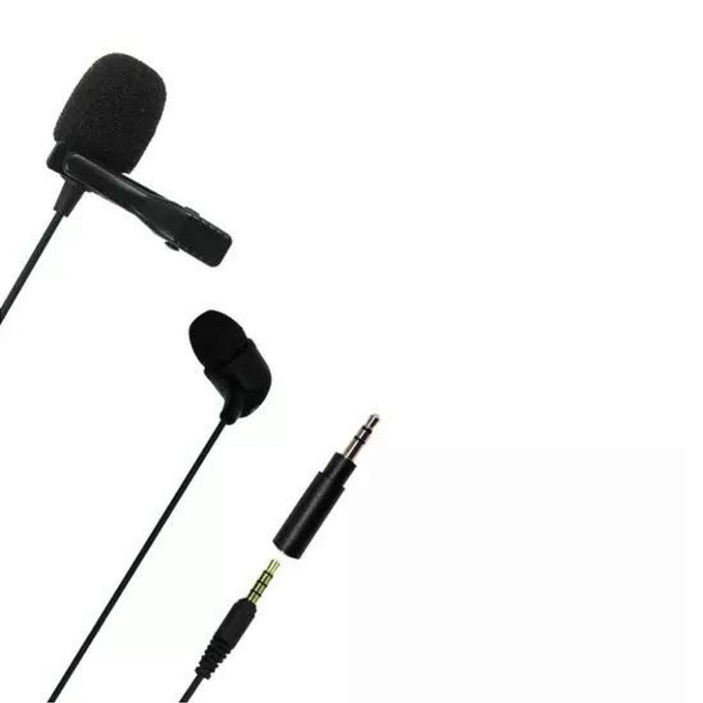 JBL Commercial CSLM20B Auxiliary Omnidirectional Lavalier Microphone with Battery for Content Creation,