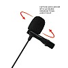 JBL Commercial CSLM20B Omnidirectional Lavalier Microphone with Battery for Content Creation, Voice over/Dubbing, Recording, black, small