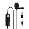 JBL Commercial CSLM20B Omnidirectional Lavalier Microphone with Battery for Content Creation, Voice over/Dubbing, Recording, black, small