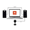 JBL Commercial WFH100 USB Mic & Speaker Bundle for Content Creation, Online Classes, Online Workshops, Black