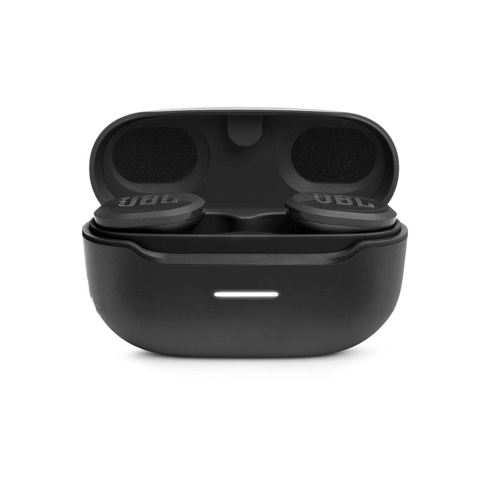 JBL Endurance Race True Wireless in Ear Earbuds, Active Sports Earbuds with Mic, 30Hrs Playtime, IP67 Water & Dustproof, Secure fit with Enhancer & Twistlock Design for Running & Workouts (Black)